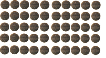 Pack 50 piles lithium 3vcc 120mah cr1632 piles lithium pile bouton alimentations cr1632c ECLATS DESTOCKAGE