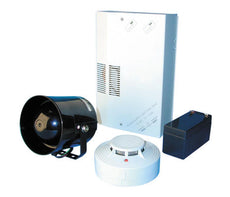 Pack alarme electronique anti tabac detecteur de fumee sirene electronique parlante 12V