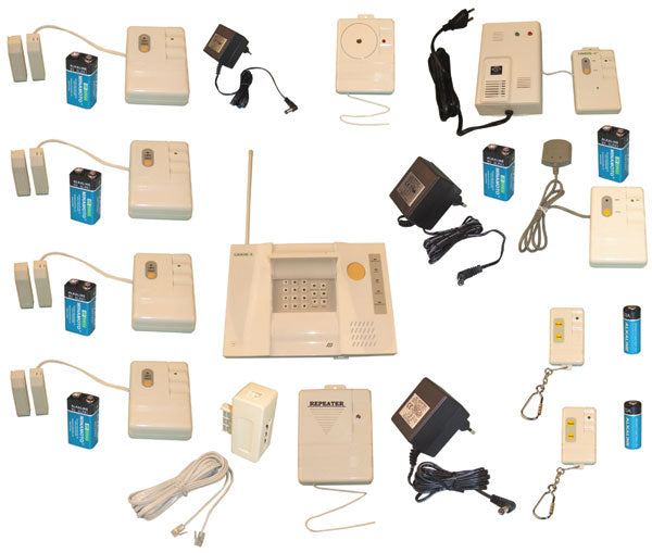 Pack alarme sans fil radio hf 433mhz kit alarmes maison villa magasin appartement ECLATS DESTOCKAGE