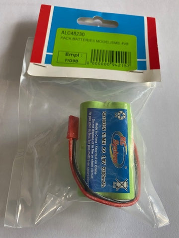 Pack batteries accu modelisme 4.8v 2300mah sa10035n 2.3a alc48230 pile rechargeable accumulateur - ECLATS DESTOCKAGE