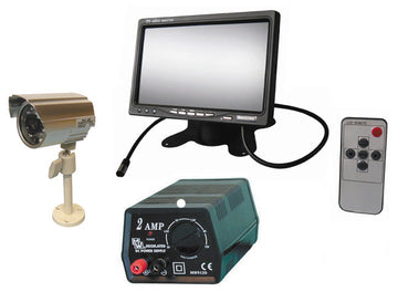 Pack camera etanche surveillance video couleur objectif video surveillance video vision nocturne ir ECLATS DESTOCKAGE