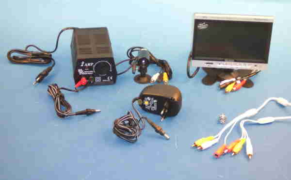 Pack camera surveillance video couleur objectif systeme securite alarme anti vols ECLATS DESTOCKAGE