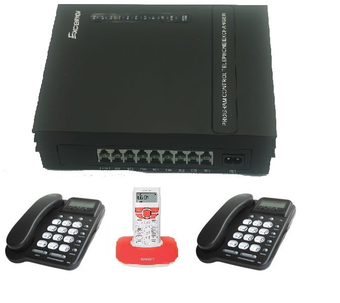 Pack central telephonique 1 ligne 8 postes pabx autocommutateur téléphone autocom standard - ECLATS DESTOCKAGE