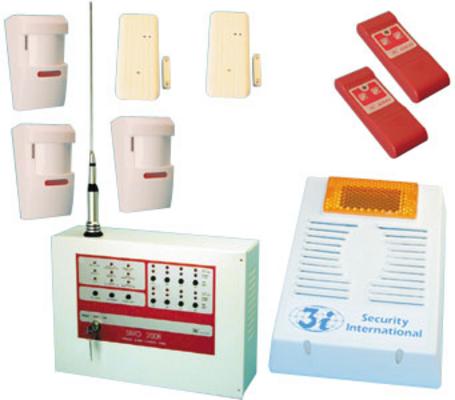 Pack centrale sans fil 8 zones 27.12mhz sirio 2008 alarme antivol electronique alarme antivols ECLATS DESTOCKAGE