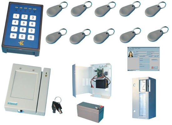 Pack controle 1 acces pointeuse lecteur badge de proximite contrôle d'acces packs acces ECLATS DESTOCKAGE