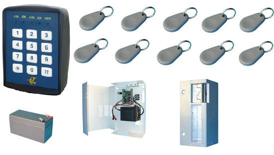 Pack controle entree sortie 1 acces pointeuse pg proxk d 44 badge proximite contrôle electronique ECLATS DESTOCKAGE