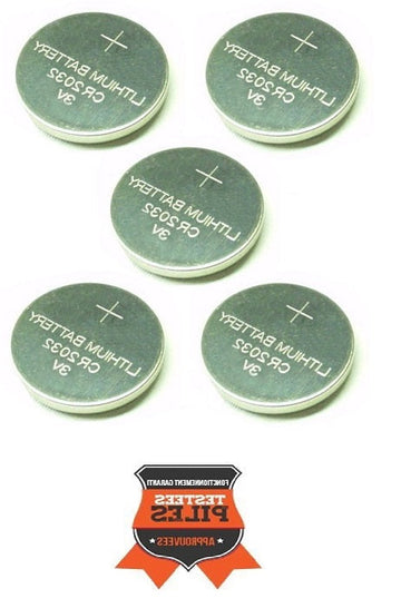 Pack cr2032 de 5 piles 230ma bouton lithium 3v capacite alimentation tension ECLATS DESTOCKAGE