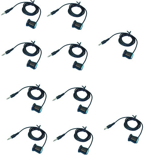 Pack de 10 microphones ventouse capteur ecoute enregistrement telephone enregistrement ECLATS DESTOCKAGE