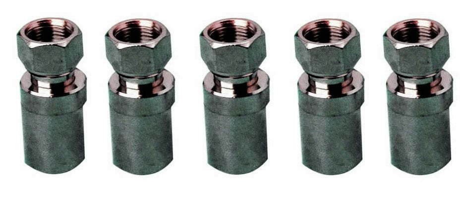 Pack de 5 fiches f a visser 10.4mm pour cable coaxial 11prtc 11vrtc ø10mm 7c2v ø11mm kx8 rg11 ECLATS DESTOCKAGE