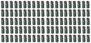 Pack de 100 fiches f a visser 10.4mm pour cable coaxial 11prtc 11vrtc ø10mm 7c2v ø11mm kx8 rg11 ECLATS DESTOCKAGE