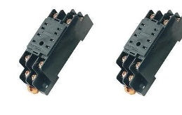 Pack de 2 supports relais pyf08a omron 8 pin pour my-2 my2nj hh52p h3y-2, st6p ECLATS DESTOCKAGE
