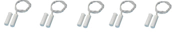 Pack de 5 contacts nf encastrable 9mm blanc 2 fils detecteur ouverture capteur magnetique ECLATS DESTOCKAGE