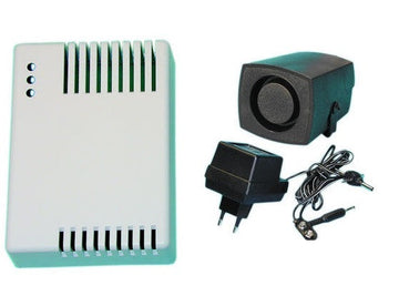 Pack detecteur fuite gaz 220v alimentation 220v sirene electronique detection gaz mortel ECLATS DESTOCKAGE