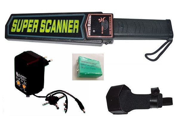 Pack detecteur metaux securité fouille  support ceinture portatif détecteur métal portatif ECLATS DESTOCKAGE