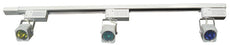 Pack eclairage electrique gu5.3 couleur (3 spot btr 3 lampes dichroïque couleur mr16 rail)