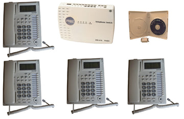 Pack Pabx central standard telephonique 3 lignes 12 postes téléphone - ECLATS DESTOCKAGE
