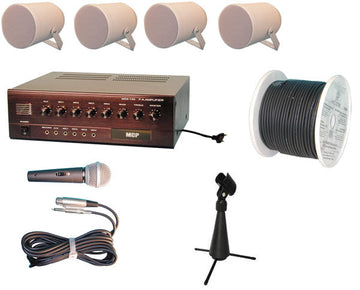 Pack sonorisation amplificateur micro fil haut parleur ensemble micro avec fil complet ECLATS DESTOCKAGE