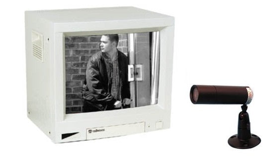 Pack surveillance video n/b 45cm 1 camera 1 moniteur systeme securite contrôle ECLATS DESTOCKAGE