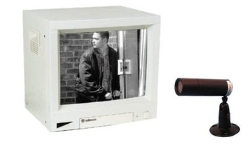 Pack surveillance video n/b 45cm 1 camera 1 moniteur systeme securite contrôle ECLATS DESTOCKAGE