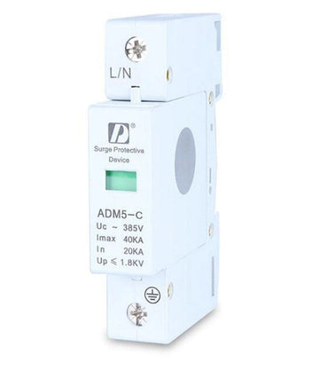 Parafoudre modulaire rail din 220v 275v 1 pole type 2 20ka 40ka parasurtenseur surtension ADM5-C ECLATS DESTOCKAGE