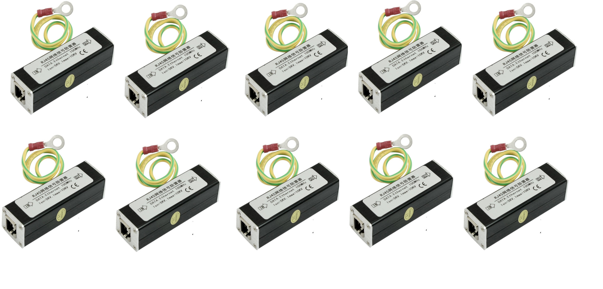 10 Parafoudre rj45 ethernet web reseau adsl ordinateur pc surtension orage foudre ltdx rj45 ECLATS DESTOCKAGE