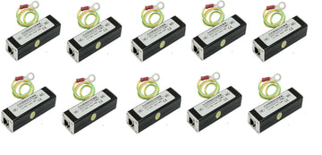 10 Parafoudre rj45 ethernet web reseau adsl ordinateur pc surtension orage foudre ltdx rj45 ECLATS DESTOCKAGE