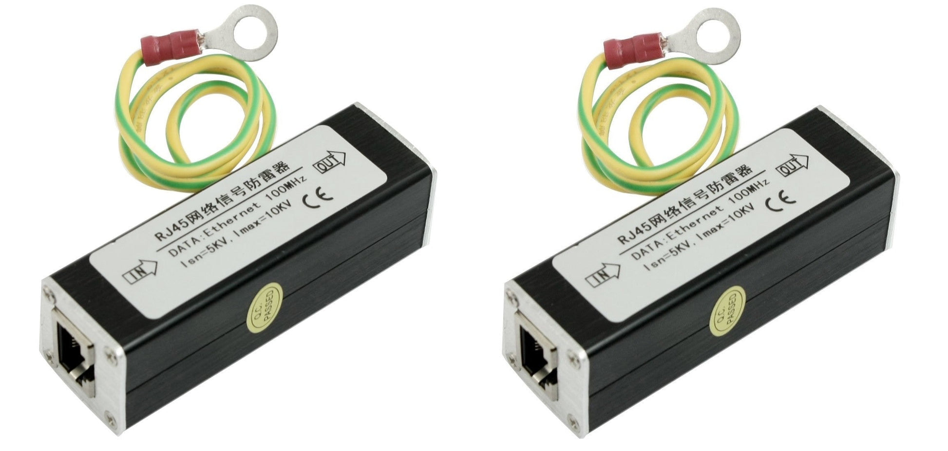 2 Parafoudre rj45 ethernet web reseau adsl ordinateur pc surtension orage foudre ltdx rj45 ECLATS DESTOCKAGE