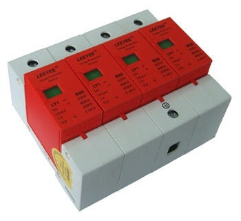 Parafoudre triphasé type 1 80ka 385v/420v 4 p 380v parasurtenseur haute capacite rail din ECLATS DESTOCKAGE