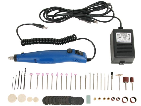 Perceuse de précision électrique et jeu de gravure 66 pcs vthd06 réglage de vitesse 220v 15w ECLATS DESTOCKAGE