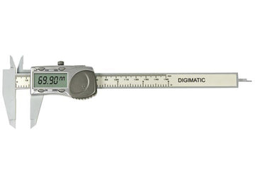 Pied à coulisse vernier caliper numérique 3472bp afficheur large 150mm plastique ECLATS DESTOCKAGE