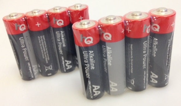 Pile 1.5v alcaline lr06 aa 8 pièces hq-alk-aa-01 lr6sc am3 lr6 15a e91mn1500 815 4006 - ECLATS DESTOCKAGE