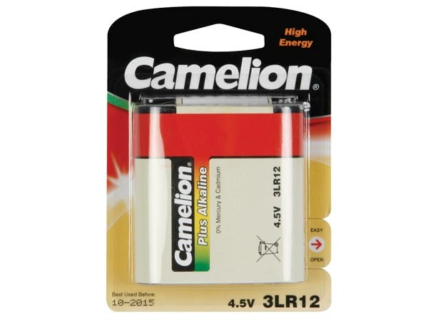 Pile 4.5v 3lr12 3r12 lr12 r12 4,5v mn1 camelion lampe tp45 fpi45 gazpro 3lr12c ECLATS DESTOCKAGE
