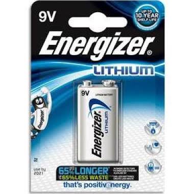Pile 9v lithium energizer 750mah l522 em9v 6f22 6lf22 am6 6lr61 1604a a9v ECLATS DESTOCKAGE
