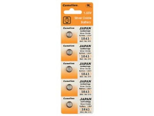 Pile bouton pour montre 1.55v 105mah (5 pièces) v386c v301 sr43 d386 386 sr43w g12 sr43 ECLATS DESTOCKAGE