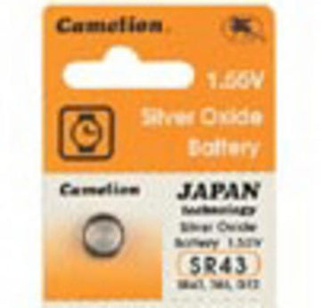 Pile bouton pour montre 1.55v 105mah (la pièce) v386c v301 sr43 d386 386 sr43w g12 piles montre sr43 ECLATS DESTOCKAGE