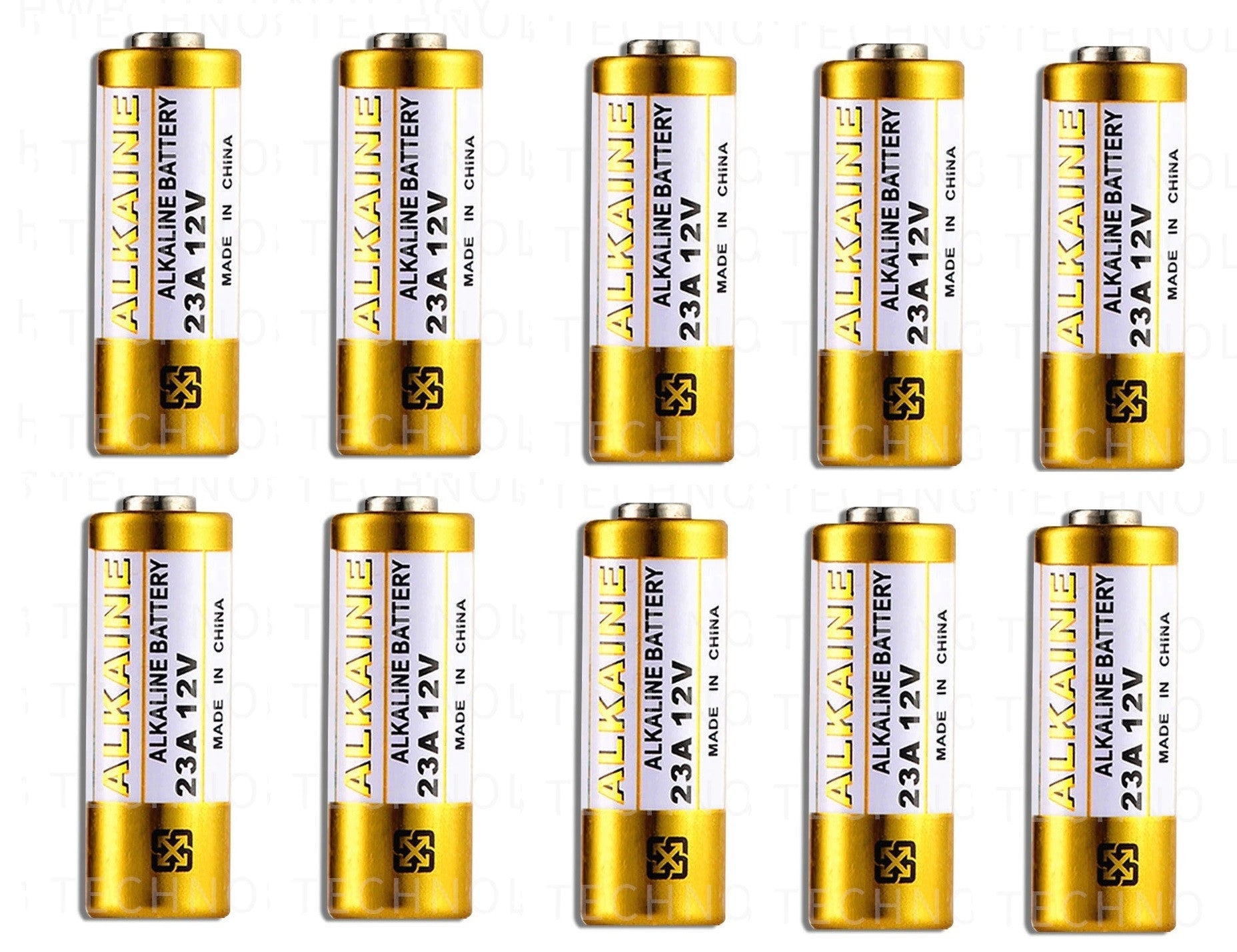 Pile electrique 12v alcaline lr23 33mah (10pcs) lr23a 23a gp23 alcalines alimentations alimentation ECLATS DESTOCKAGE