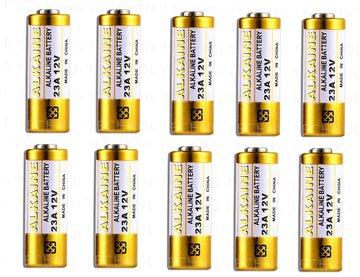 Pile electrique 12v alcaline lr23 33mah (10pcs) lr23a 23a gp23 alcalines alimentations alimentation ECLATS DESTOCKAGE