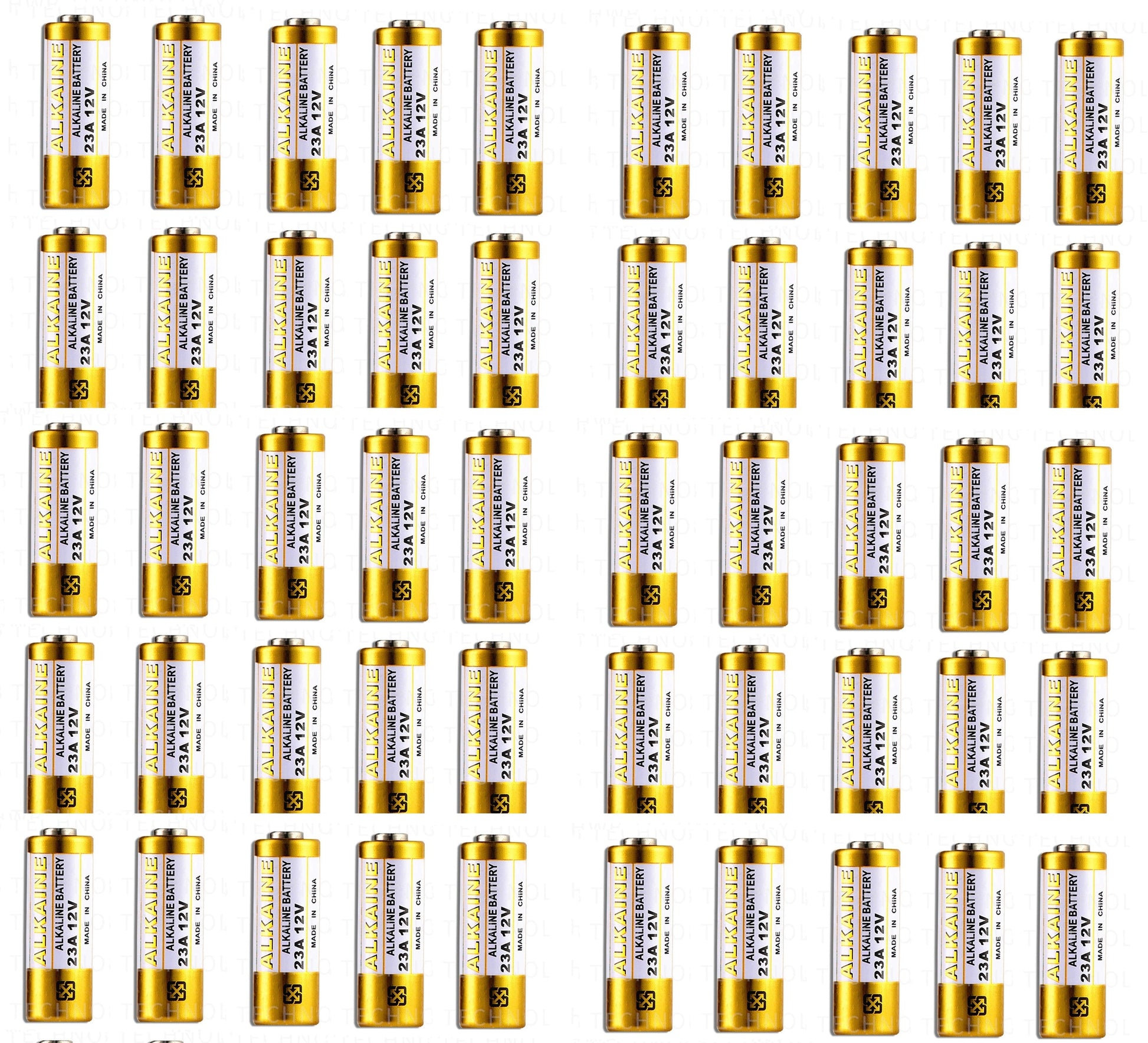 Pile electrique 12v alcaline lr23 33mah (100pcs) lr23a 23a gp23 alcalines alimentations ECLATS DESTOCKAGE