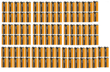 Pile electrique 9v (100 pcs) alcaline 500ma hq lr22 6lf22 am6 6lr61 1604a 522 mn1604 a1604 4022 ECLATS DESTOCKAGE