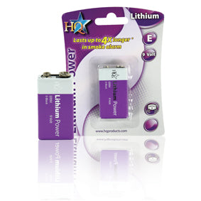 Pile electrique 9v lithium hq-lith-9v-01 em9v 6f22 6lf22 am6 6lr61 1604a 522 mn1604 ECLATS DESTOCKAGE