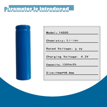 Pile lc 14500 batterie accu rechargeable lc14500 icr aa 2a 1300mah 3.7v ion lithium ECLATS DESTOCKAGE