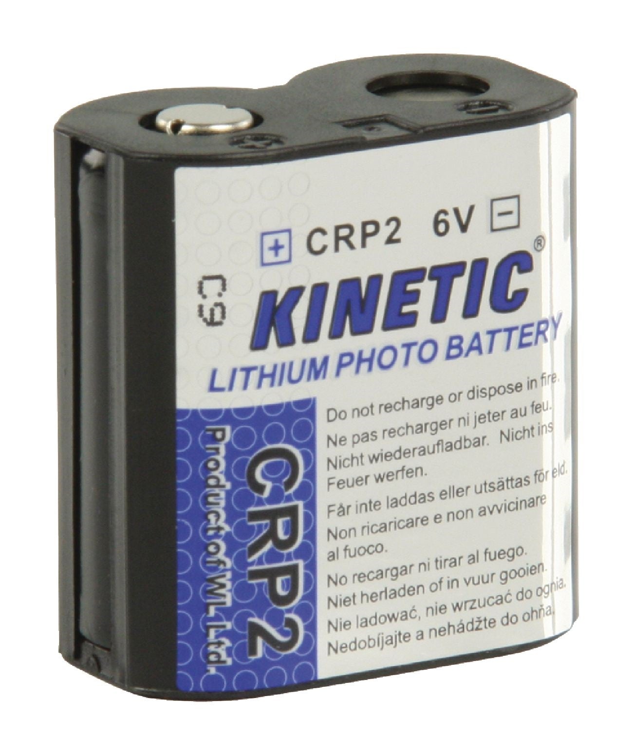Pile lithium pour telephone 6v battery crp2 photo 1.3a noir 36mm kinetic ECLATS DESTOCKAGE