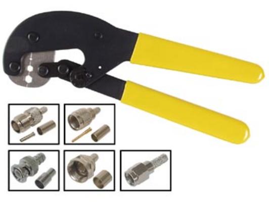 Pince a sertir 9 p connecteur fiche f bnc sertit câble tnc uhf sma vtfbnc belden ECLATS DESTOCKAGE