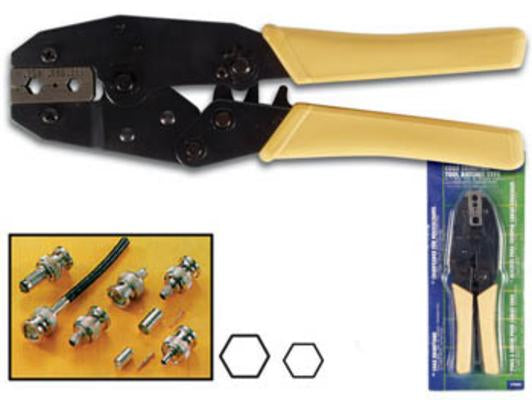 Pince a sertir fiche bnc tnc n f cables coaxiaux sertit connecteurs vtbnc ECLATS DESTOCKAGE