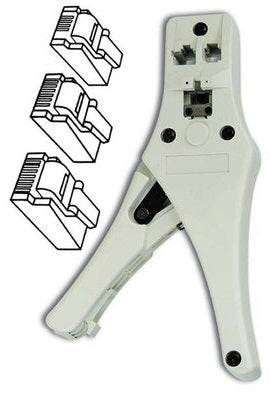 Pince a sertir outil fiche modulaire plug rj094p4c rj11 6p4c rj45 8p/8c ECLATS DESTOCKAGE