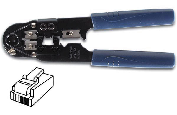 Pince a sertir pour fiche us rj connecteur modulaire 8p8c (rj45) vtm8 ECLATS DESTOCKAGE