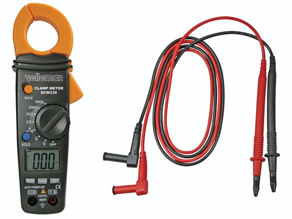 Pince amperemetrique data hold retro eclairage dcm330 velleman ecm330 perel ECLATS DESTOCKAGE