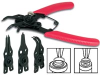 Pince pour circlips velleman ouverture 10 50mm avec tetes convertibles vtsrp ECLATS DESTOCKAGE