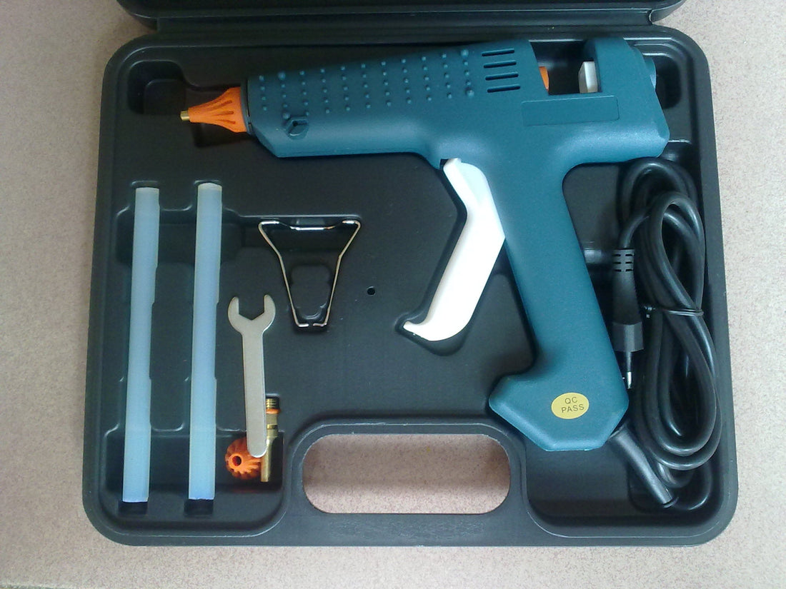 Pistolet a colle professionnel 220v 150w 11mm nl303 temperature coffret ECLATS DESTOCKAGE