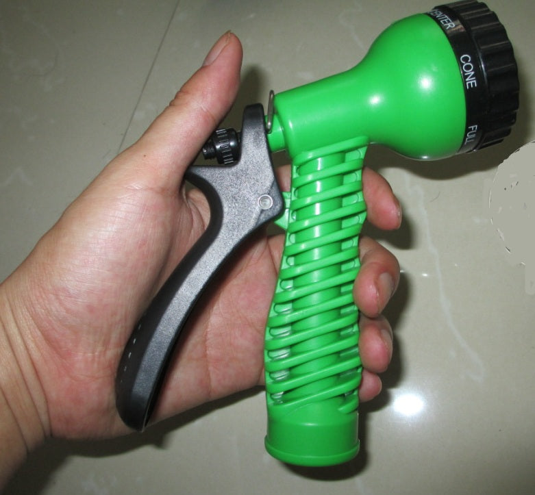 Pistolet d arrosage a visser multifonction 4 jets pour tuyau extensible x hose brumisateur gâchette ECLATS DESTOCKAGE